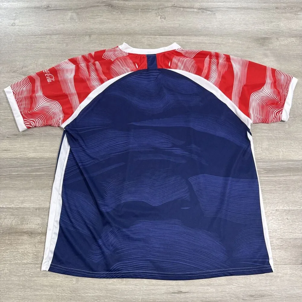Chicago White Sox Jersey Los White Sox Soccer Men's Blue Red XL Polyester
